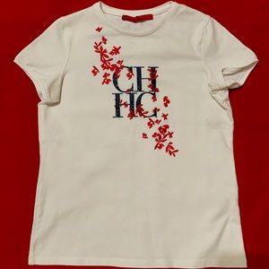 Carolina Herrera White Logo Shirt